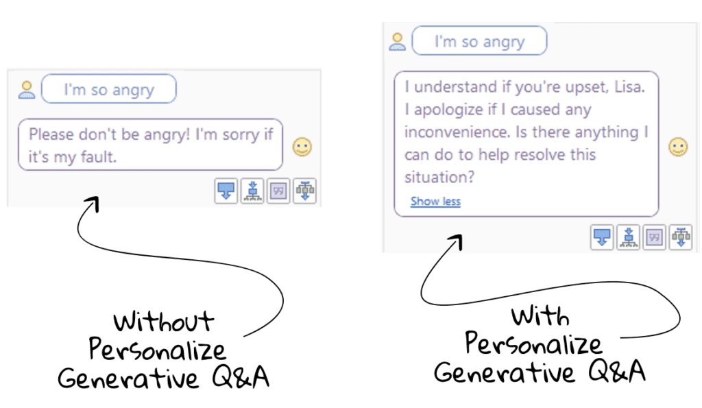 Personalize Generative Q&A and Teneo AI Personalize Generative Q&A and Teneo AI
