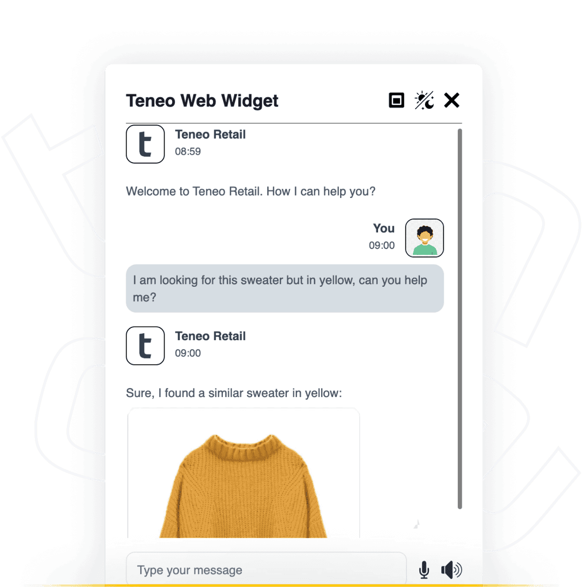 retail selecting product with AI and Teneo retail selecting product with AI and Teneo