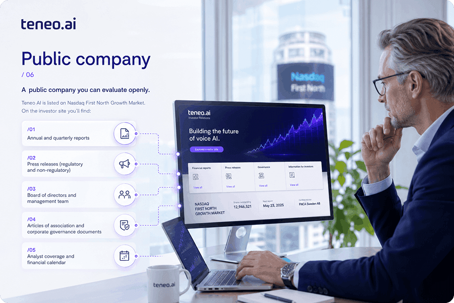 Teneo in public stock market Teneo in public stock market